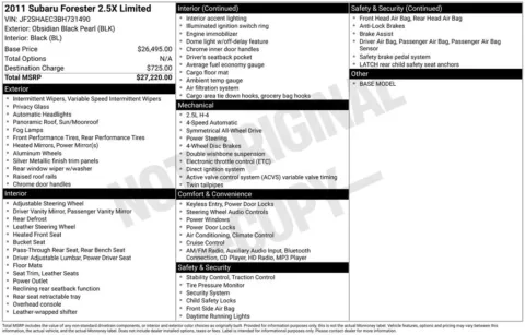 Photos of 2011 Subaru Forester 2.5X for sale in Plainwell, MI at Zeigler Ford of Plainwell