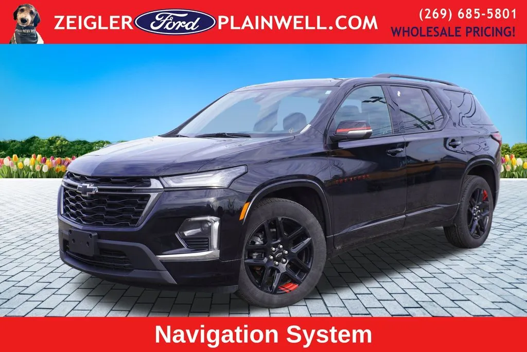 Black 2024 Chevrolet Traverse Limited Premier for sale in Plainwell, MI