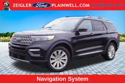 Black 2023 Ford Explorer Limited for sale in Plainwell, MI