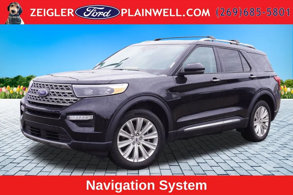 Black 2023 Ford Explorer Limited for sale in Plainwell, MI