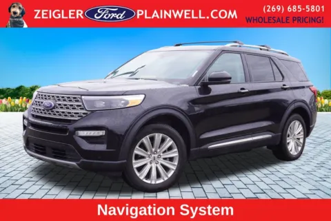 Black 2023 Ford Explorer Limited for sale in Plainwell, MI