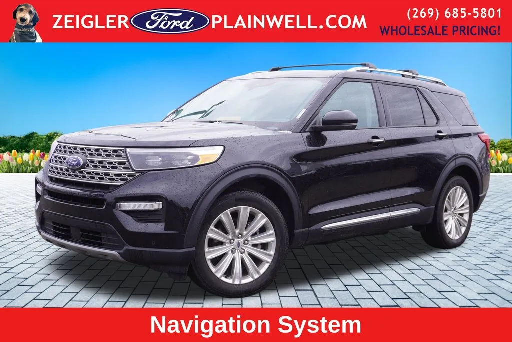 Black 2023 Ford Explorer Limited for sale in Plainwell, MI