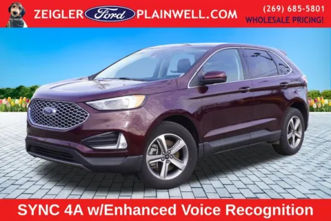 Red 2024 Ford Edge SEL for sale in Plainwell, MI