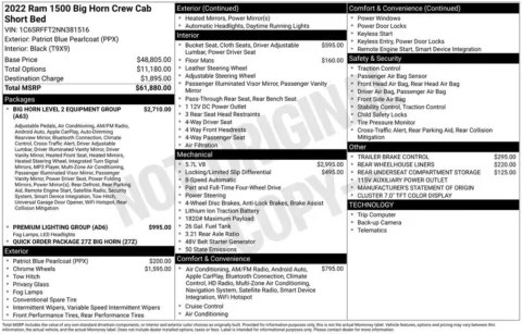 Photos of 2022 Ram 1500 Big Horn/Lone Star for sale in Plainwell, MI at Zeigler Ford of Plainwell