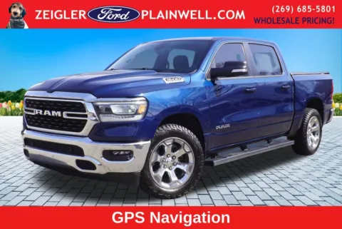 Blue 2022 Ram 1500 Big Horn/Lone Star for sale in Plainwell, MI