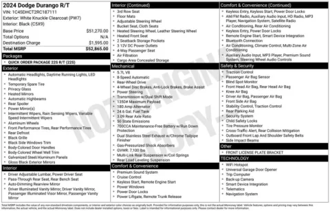 Photos of 2024 Dodge Durango R/T for sale in Plainwell, MI at Zeigler Ford of Plainwell