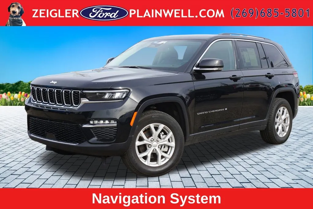 Black 2023 Jeep Grand Cherokee Limited for sale in Plainwell, MI
