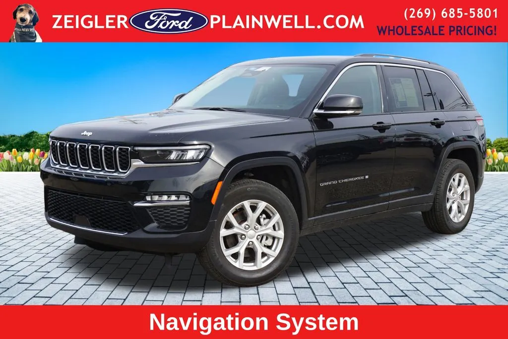 Black 2023 Jeep Grand Cherokee Limited for sale in Plainwell, MI