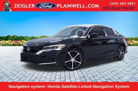 Black 2022 Honda Civic Touring for sale in Plainwell, MI