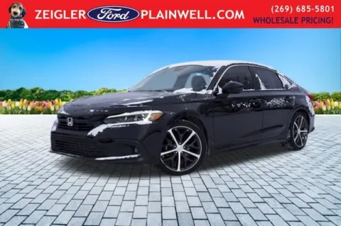Black 2022 Honda Civic Touring for sale in Plainwell, MI
