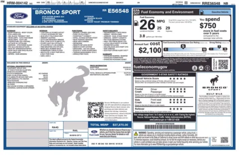 Photos of 2024 Ford Bronco Sport Outer Banks for sale in Plainwell, MI at Zeigler Ford of Plainwell