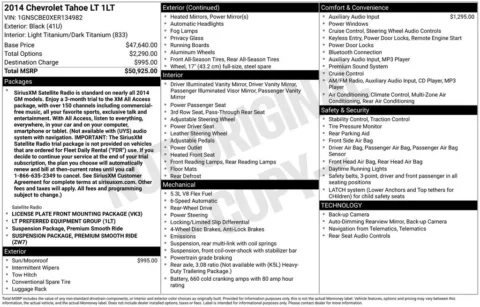 Photos of 2014 Chevrolet Tahoe LT for sale in Plainwell, MI at Zeigler Ford of Plainwell