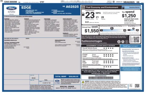Photos of 2022 Ford Edge SEL for sale in Plainwell, MI at Zeigler Ford of Plainwell