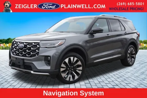 Gray 2025 Ford Explorer Platinum for sale in Plainwell, MI