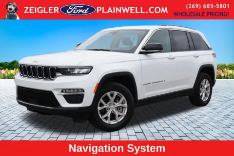White 2023 Jeep Grand Cherokee Limited for sale in Plainwell, MI