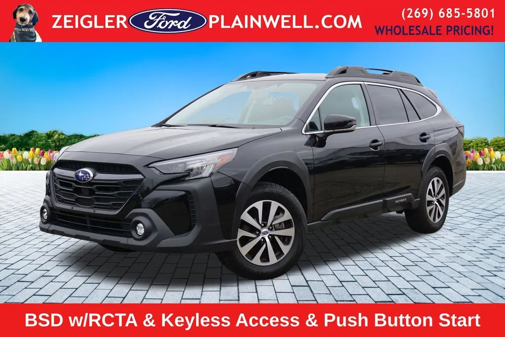 Black 2023 Subaru Outback Premium for sale in Plainwell, MI