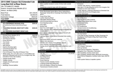 Photos of 2015 GMC Canyon SLE1 for sale in Plainwell, MI at Zeigler Ford of Plainwell