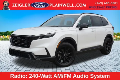 White 2025 Honda CR-V Hybrid Sport for sale in Plainwell, MI