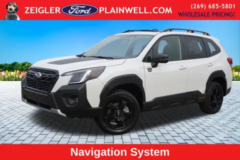 White 2024 Subaru Forester Wilderness for sale in Plainwell, MI