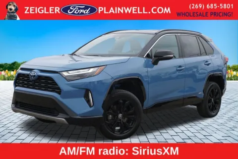 Black 2022 Toyota RAV4 Hybrid XSE for sale in Plainwell, MI