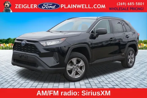 Black 2022 Toyota RAV4 Hybrid LE for sale in Plainwell, MI