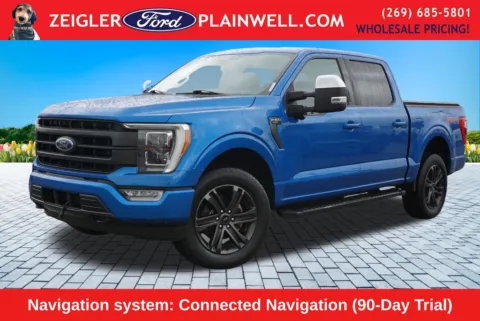 Blue 2021 Ford F-150 Lariat for sale in Plainwell, MI