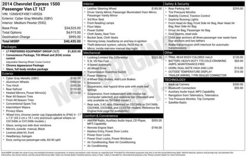 Photos of 2014 Chevrolet Express 1500 LT for sale in Plainwell, MI at Zeigler Ford of Plainwell