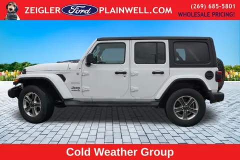Photos of 2020 Jeep Wrangler Unlimited Sahara for sale in Plainwell, MI at Zeigler Ford of Plainwell
