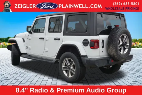 Another view of 2020 Jeep Wrangler Unlimited Sahara for sale in Plainwell, MI at Zeigler Ford of Plainwell
