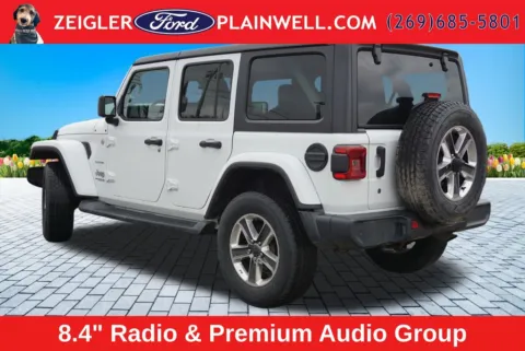Another view of 2020 Jeep Wrangler Unlimited Sahara for sale in Plainwell, MI at Zeigler Ford of Plainwell