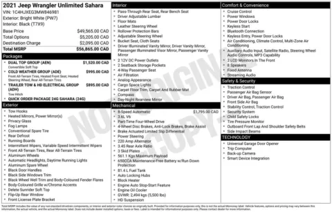 Photos of 2021 Jeep Wrangler Unlimited Sahara for sale in Plainwell, MI at Zeigler Ford of Plainwell