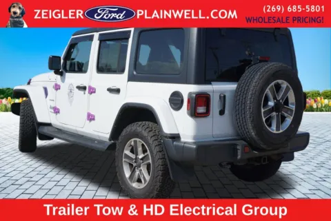 Another view of 2021 Jeep Wrangler Unlimited Sahara for sale in Plainwell, MI at Zeigler Ford of Plainwell