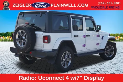 More photos of 2021 Jeep Wrangler Unlimited Sahara at Zeigler Ford of Plainwell, MI