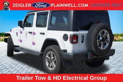 Another view of 2021 Jeep Wrangler Unlimited Sahara for sale in Plainwell, MI at Zeigler Ford of Plainwell
