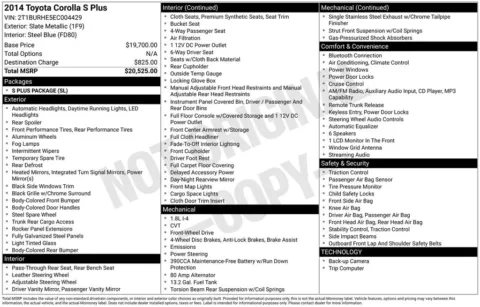 Photos of 2014 Toyota Corolla L for sale in Plainwell, MI at Zeigler Ford of Plainwell