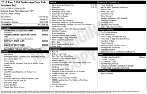 Photos of 2019 Ram 3500 Tradesman for sale in Plainwell, MI at Zeigler Ford of Plainwell