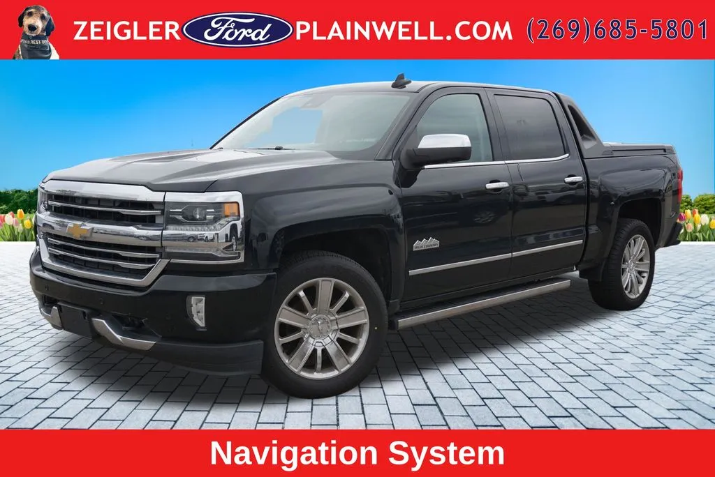 Black 2017 Chevrolet Silverado 1500 High Country for sale in Plainwell, MI