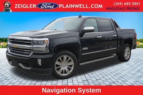 Black 2017 Chevrolet Silverado 1500 High Country for sale in Plainwell, MI