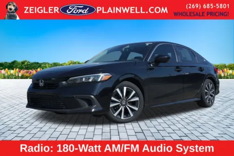 Blue 2022 Honda Civic EX for sale in Plainwell, MI