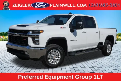 White 2023 Chevrolet Silverado 2500HD LT for sale in Plainwell, MI