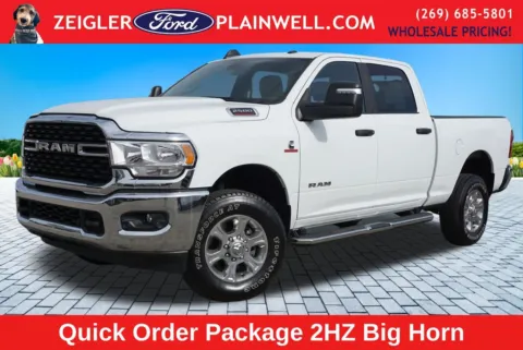 White 2024 Ram 2500 Big Horn for sale in Plainwell, MI