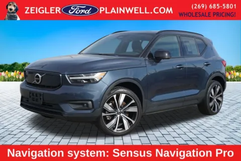 Blue 2022 Volvo XC40 Recharge Pure Electric P8 Plus for sale in Plainwell, MI