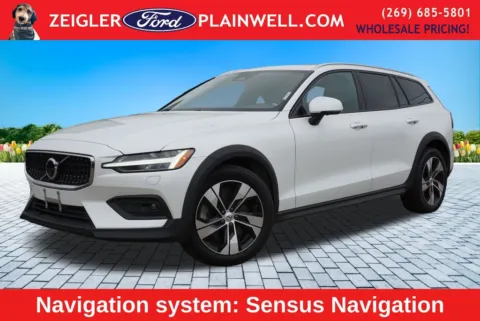 White 2024 Volvo V60 Cross Country B5 Plus for sale in Plainwell, MI