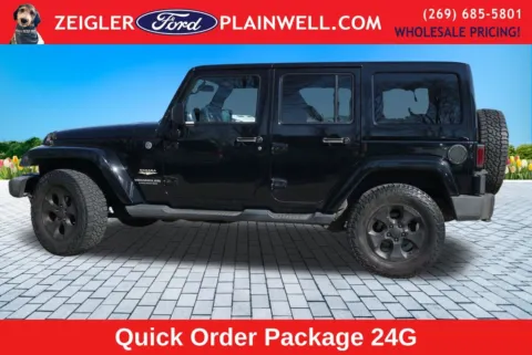 Photos of 2014 Jeep Wrangler Unlimited Sahara for sale in Plainwell, MI at Zeigler Ford of Plainwell