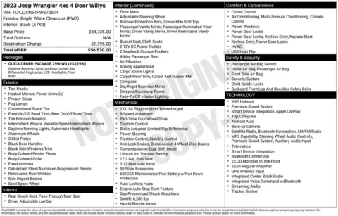 Photos of 2023 Jeep Wrangler Base 4xe for sale in Plainwell, MI at Zeigler Ford of Plainwell