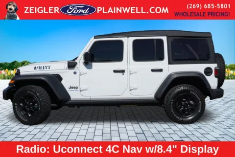 Photos of 2023 Jeep Wrangler Base 4xe for sale in Plainwell, MI at Zeigler Ford of Plainwell
