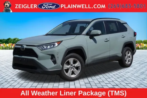 Gray 2021 Toyota RAV4 XLE for sale in Plainwell, MI