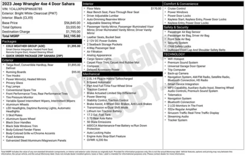 Photos of 2023 Jeep Wrangler Sahara 4xe for sale in Plainwell, MI at Zeigler Ford of Plainwell