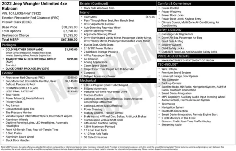 Photos of 2022 Jeep Wrangler Unlimited Rubicon 4xe for sale in Plainwell, MI at Zeigler Ford of Plainwell