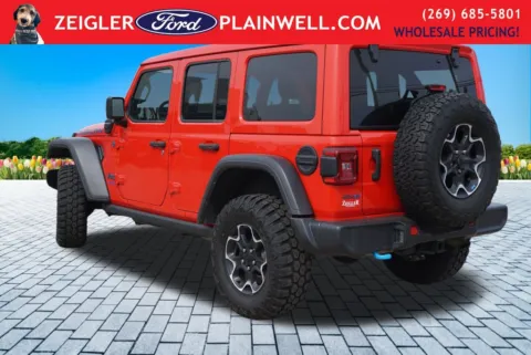 Another view of 2022 Jeep Wrangler Unlimited Rubicon 4xe for sale in Plainwell, MI at Zeigler Ford of Plainwell